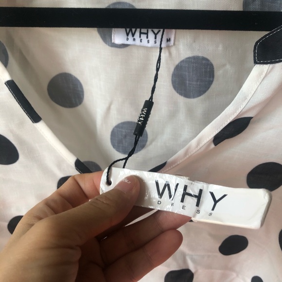 NEW*** Why Dress Polka Dot Top - Picture 2 of 5